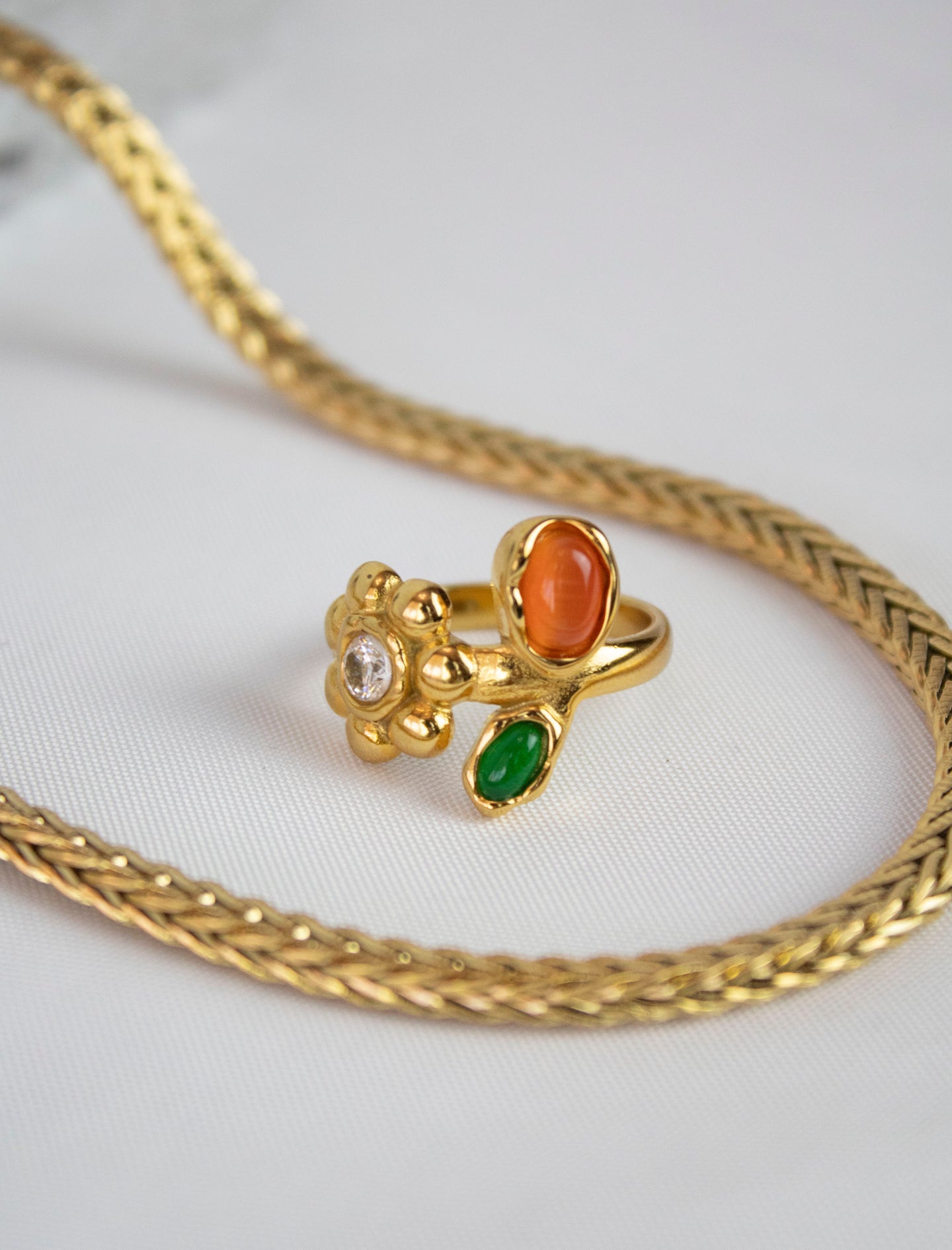 Marigold Flower Ring
